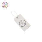 Luxury White Cardboard Paper UV Coated Logo With String Eco - Friendly